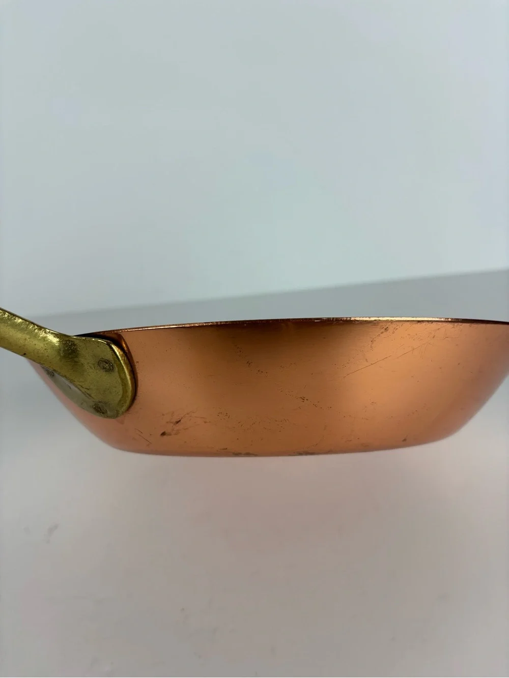 Vintage PAUL REVERE WARE Signature Series USA Copper 10.5” Skillet Fry Pan